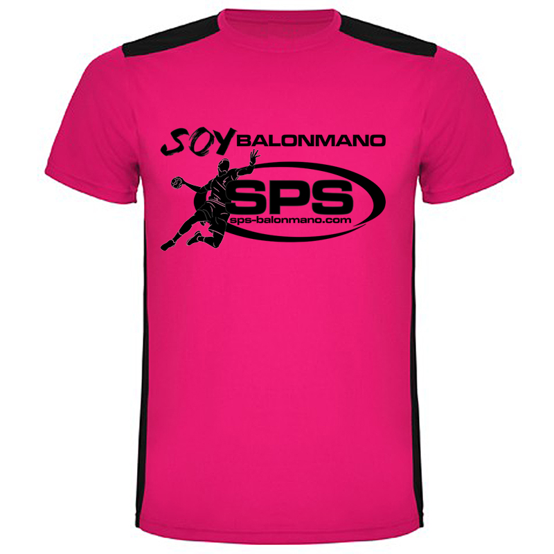 Camiseta Técnica SPS Handball Fucsia-Negro