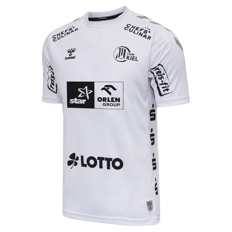 Camiseta Hummel  Oficial THW KIEL Blanco/Negro