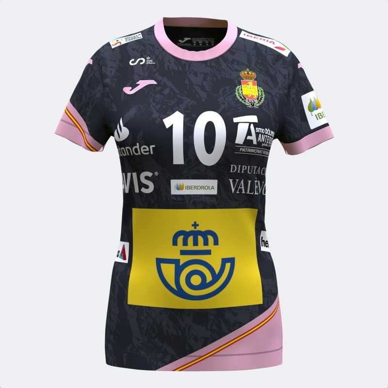 Camiseta Selección Española Femenina Balonmano Negro-Rosa 2022-2023